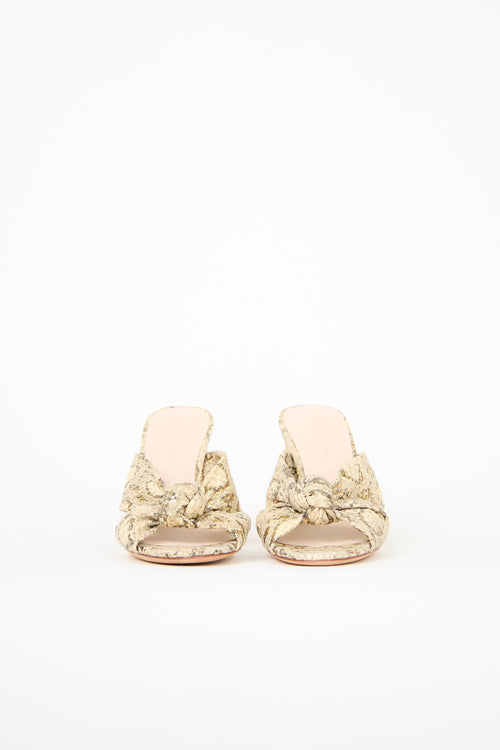 Loeffler Randall Embossed Leather Coco Heel