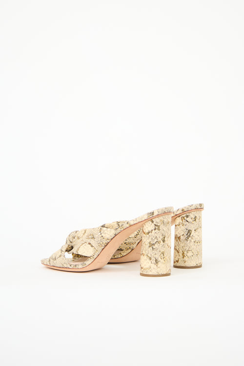 Loeffler Randall Embossed Leather Coco Heel