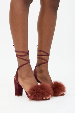 Loeffler Randall Suede Nicholette Sandal