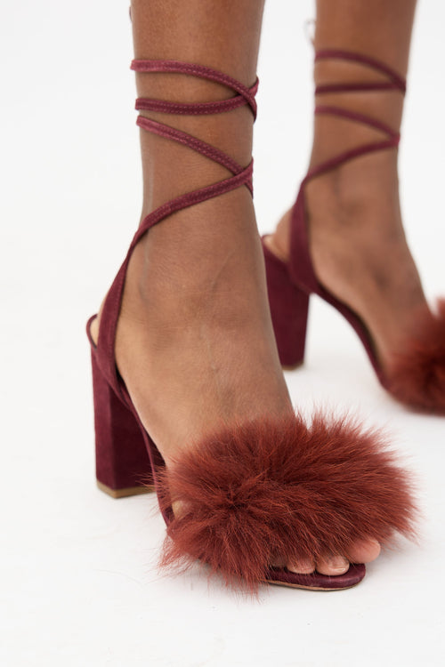 Loeffler Randall Suede Nicholette Sandal