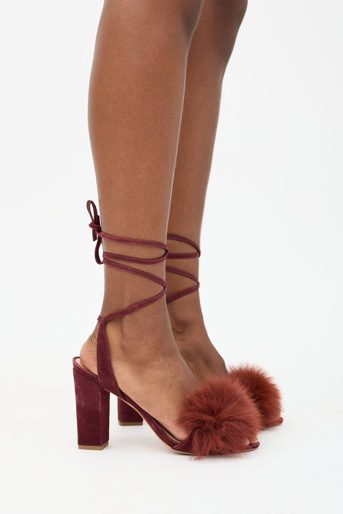 Loeffler Randall Suede Nicholette Sandal