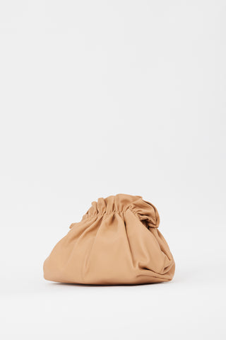 Loeffler Randall Brown Leather Willa Clutch Bag
