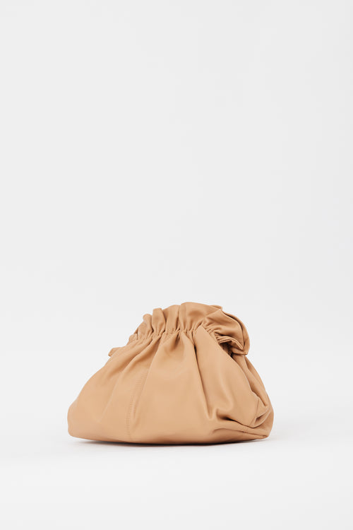 Loeffler Randall Brown Leather Willa Clutch Bag