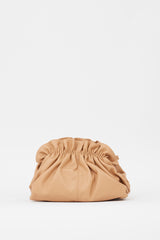 Loeffler Randall Brown Leather Willa Clutch Bag