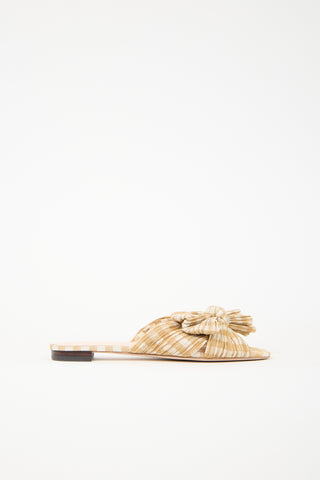 Loeffler Randall Gingham Emilia Slide