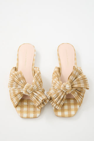 Loeffler Randall Gingham Emilia Slide