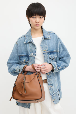 Loewe 2021 Leather Small Hammock Bag