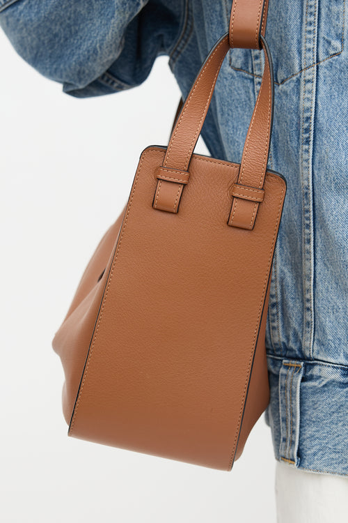 Loewe 2021 Leather Small Hammock Bag