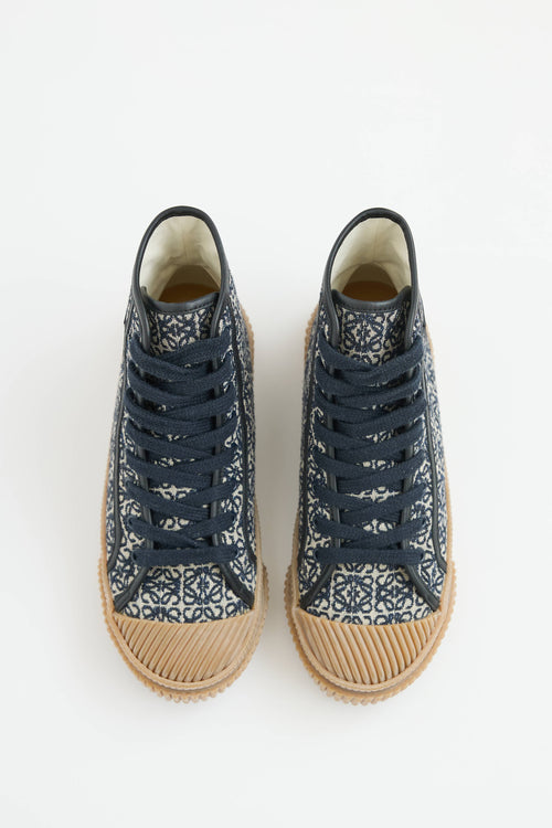 Loewe Anagram High Top Sneaker