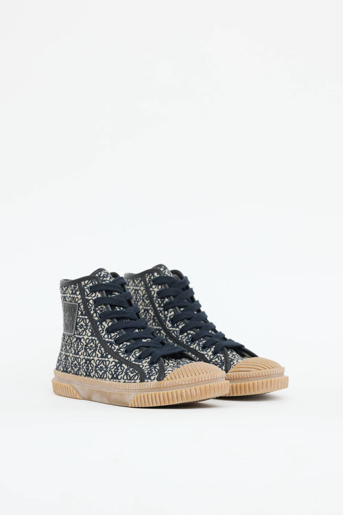 Loewe Anagram High Top Sneaker