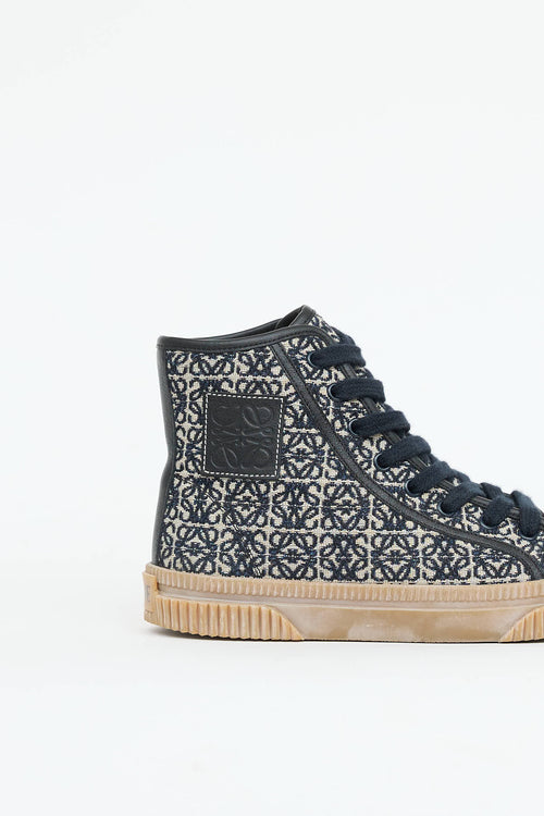 Loewe Anagram High Top Sneaker