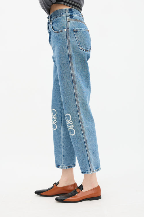 Loewe Anagram Cropped Jeans