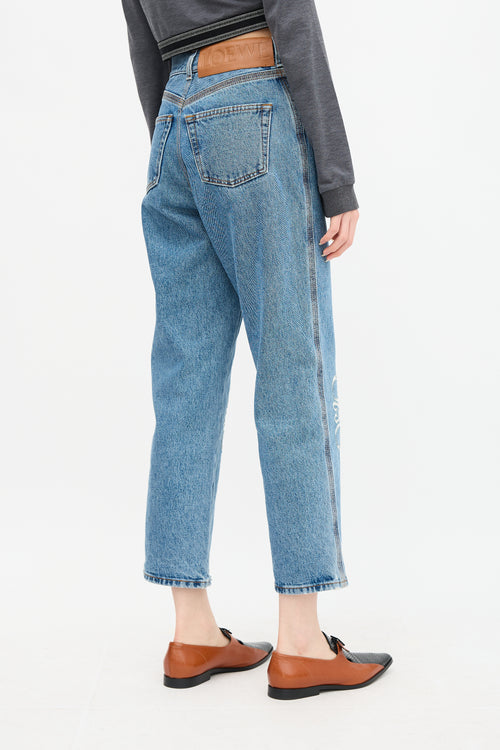 Loewe Anagram Cropped Jeans