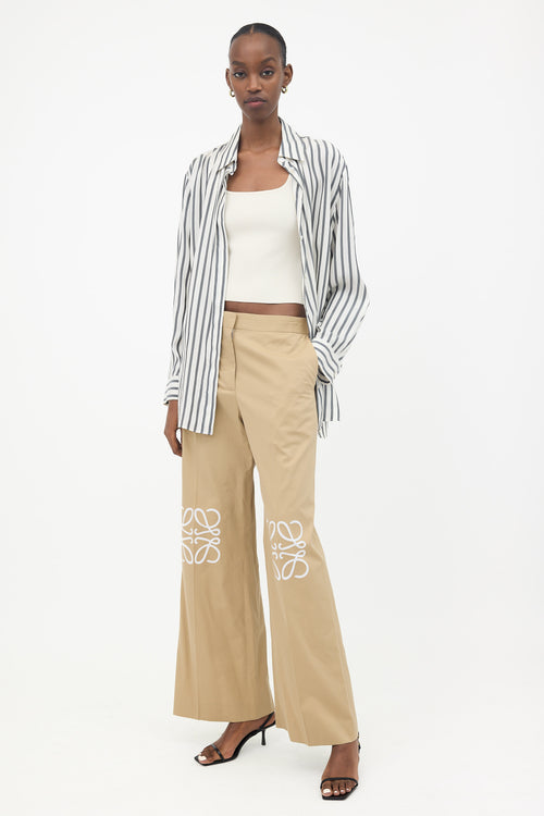 Loewe Anagram Straight Leg Trouser
