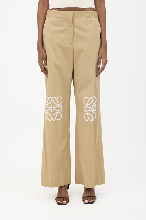 Loewe Anagram Straight Leg Trouser