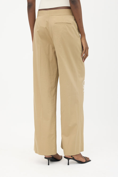 Loewe Anagram Straight Leg Trouser