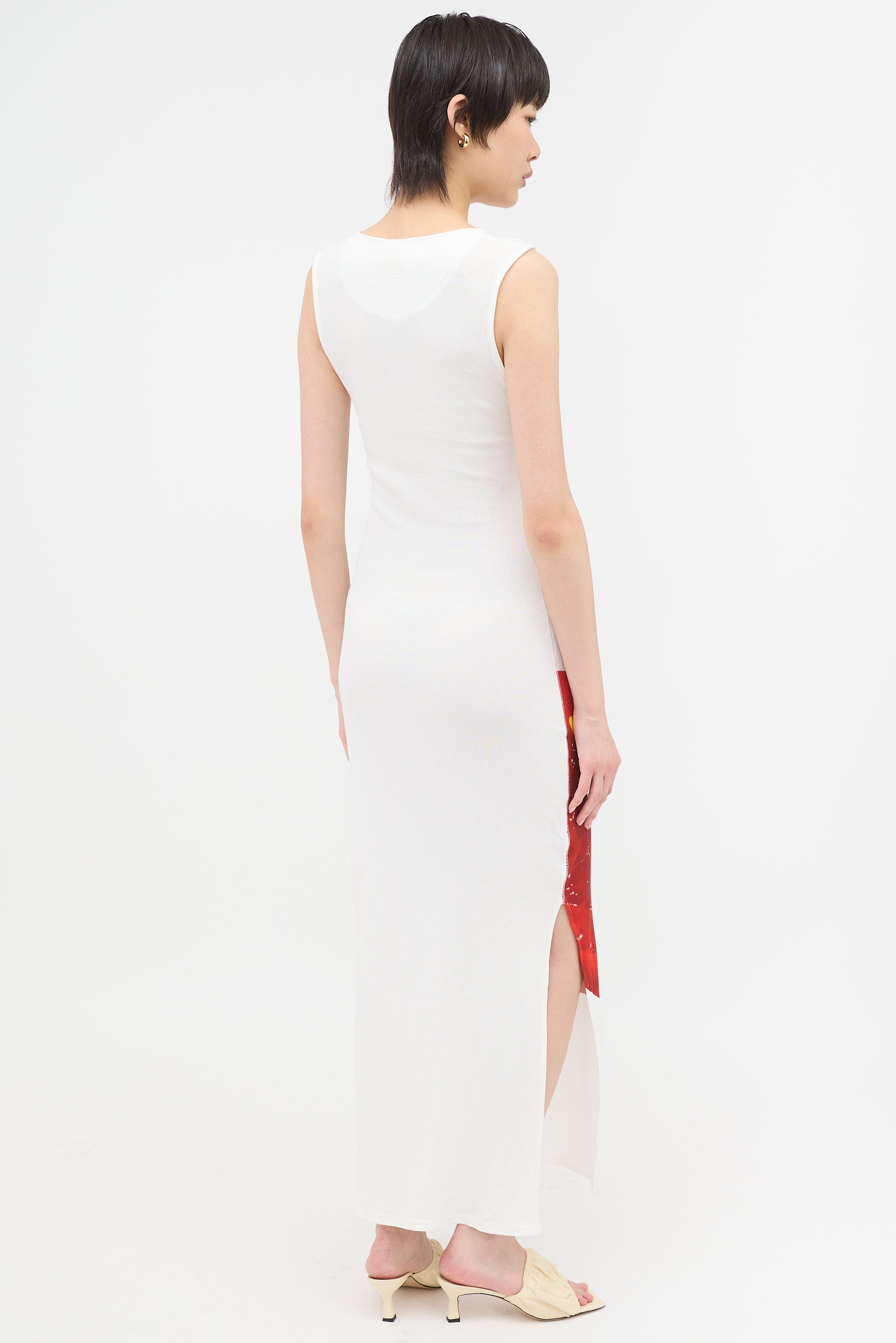 anthurium dress loewe Loewe // Anthurium Print Ribbed Dress – VSP Consignment
