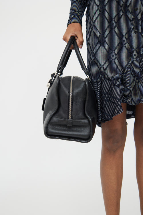 Loewe Black Leather Amazona Bag