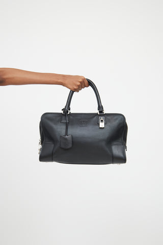 Loewe Black Leather Amazona Bag