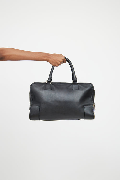 Loewe Black Leather Amazona Bag