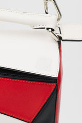 Loewe Beige & Multicolour Small Leather Puzzle Bag