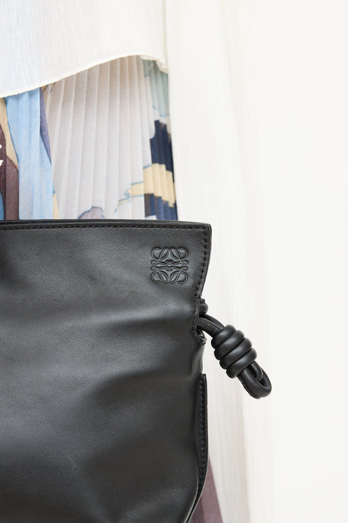 Leather Flamenco Clutch Bag