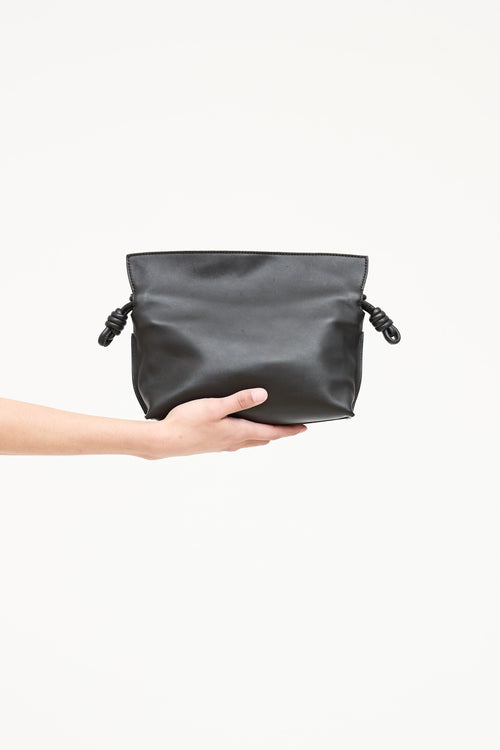 Leather Flamenco Clutch Bag