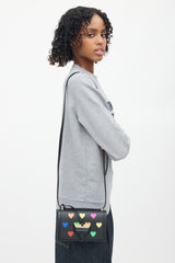 Loewe Black & Multi Small Barcelona Heart Crossbody Bag