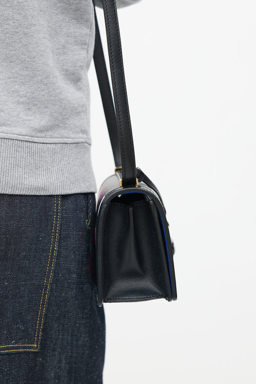Loewe Black & Multi Small Barcelona Heart Crossbody Bag