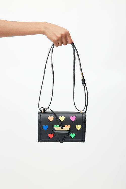 Loewe Black & Multi Small Barcelona Heart Crossbody Bag