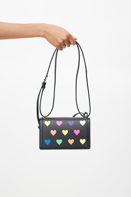 Loewe Black & Multi Small Barcelona Heart Crossbody Bag