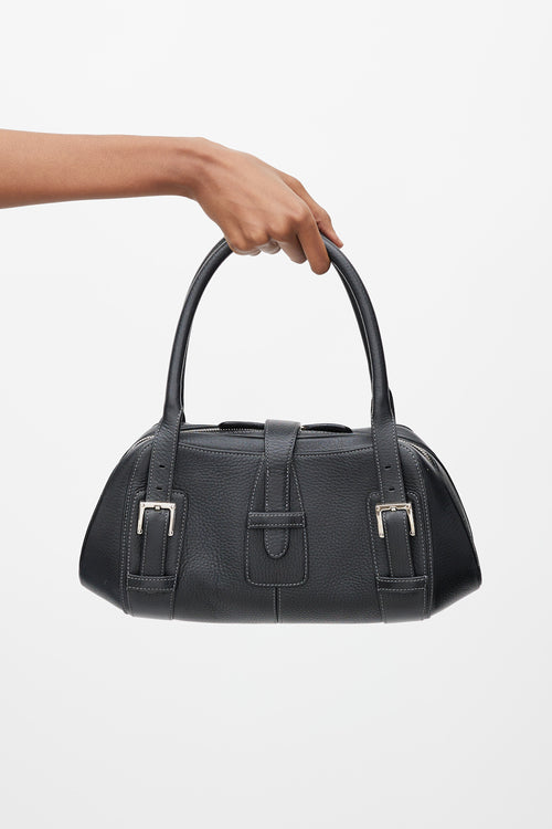 Loewe Black Leather Senda Bag