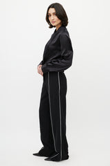 Loewe Black & White Piping Trouser