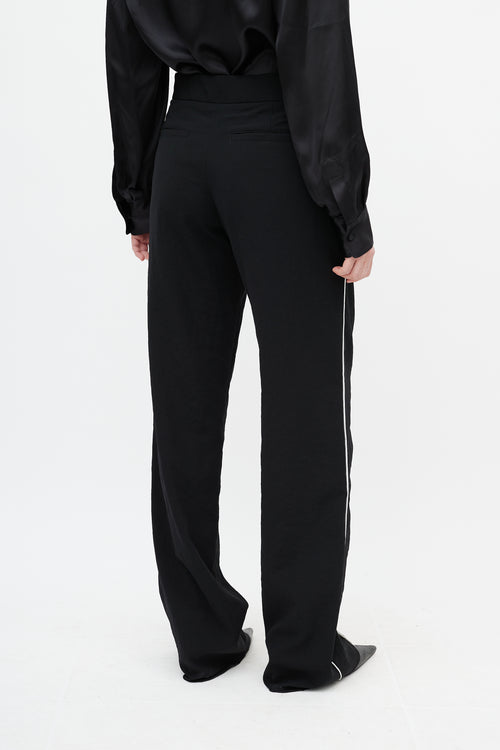 Loewe Black & White Piping Trouser