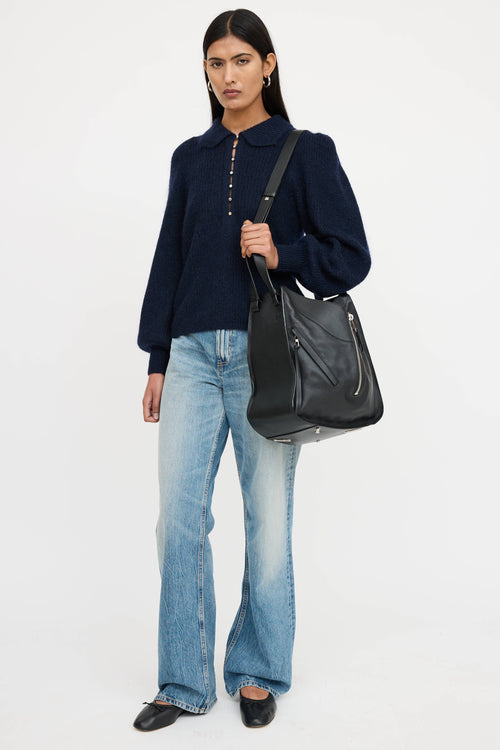 Loewe Leather Hammock Large Bag