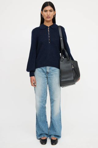 Loewe Leather Hammock Large Bag