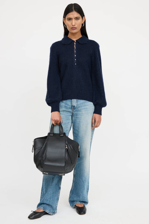 Loewe Leather Hammock Large Bag