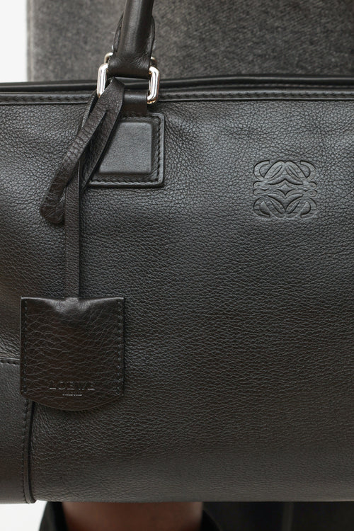 LoeweBlack Leather Amazona Bag