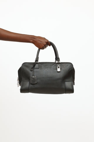 LoeweBlack Leather Amazona Bag