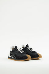 Loewe Black Nylon Suede Flow Sneaker