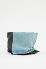 LoeweTwo-Tone Denim Ankle Boot