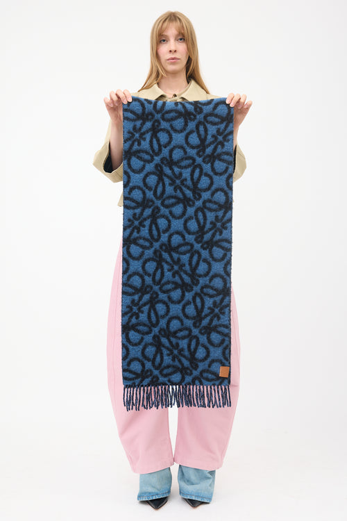 Loewe Wool Anagram Scarf