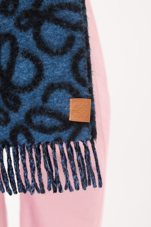Loewe Wool Anagram Scarf