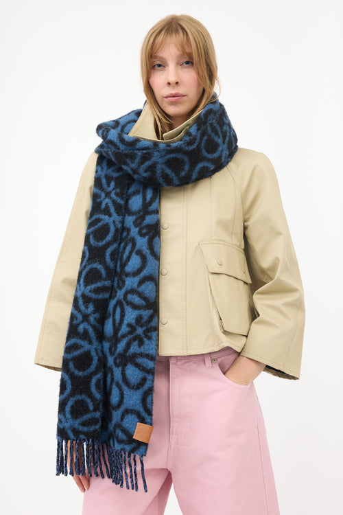 Loewe Wool Anagram Scarf