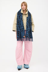 Loewe Wool Anagram Scarf