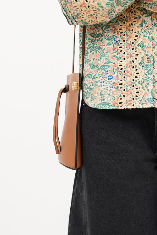 Loewe Tan Dice Pocket Shoulder Bag