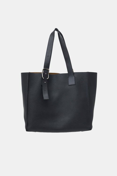 Loewe Leather Buckle Tote Bag