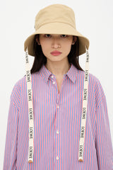 Loewe Canvas Logo Bucket Hat