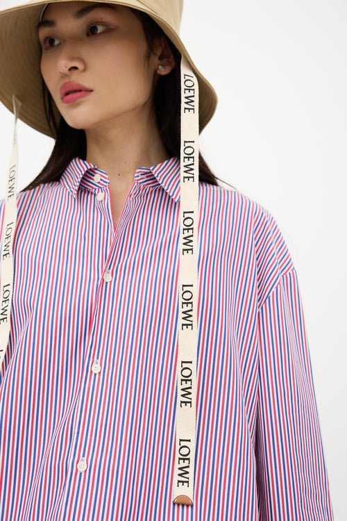 Loewe Canvas Logo Bucket Hat
