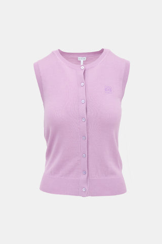 Loewe Cashmere Knit Anagram Top